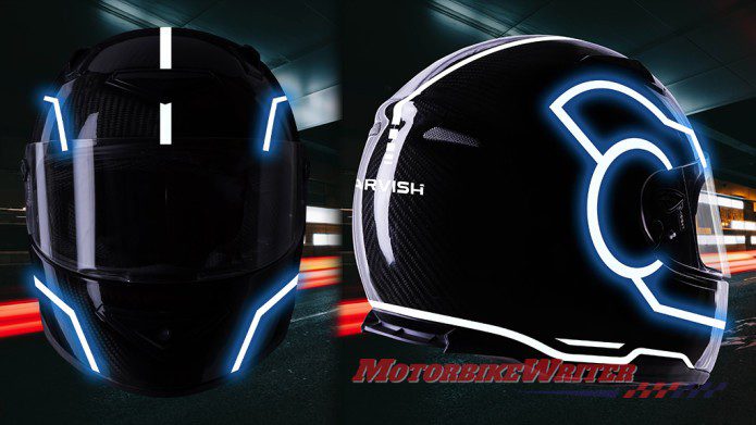 Jarvish tron smart helmet