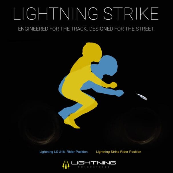 Lightning Motorcycles Strike riding position