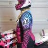 Icon Motosports Women's Overlord SB2 Wild Child purple motorycycle jacket
