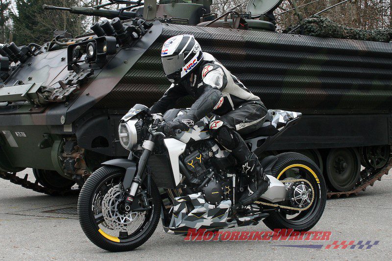 Gannet Design Honda CB1000R in Camo camouflage paint