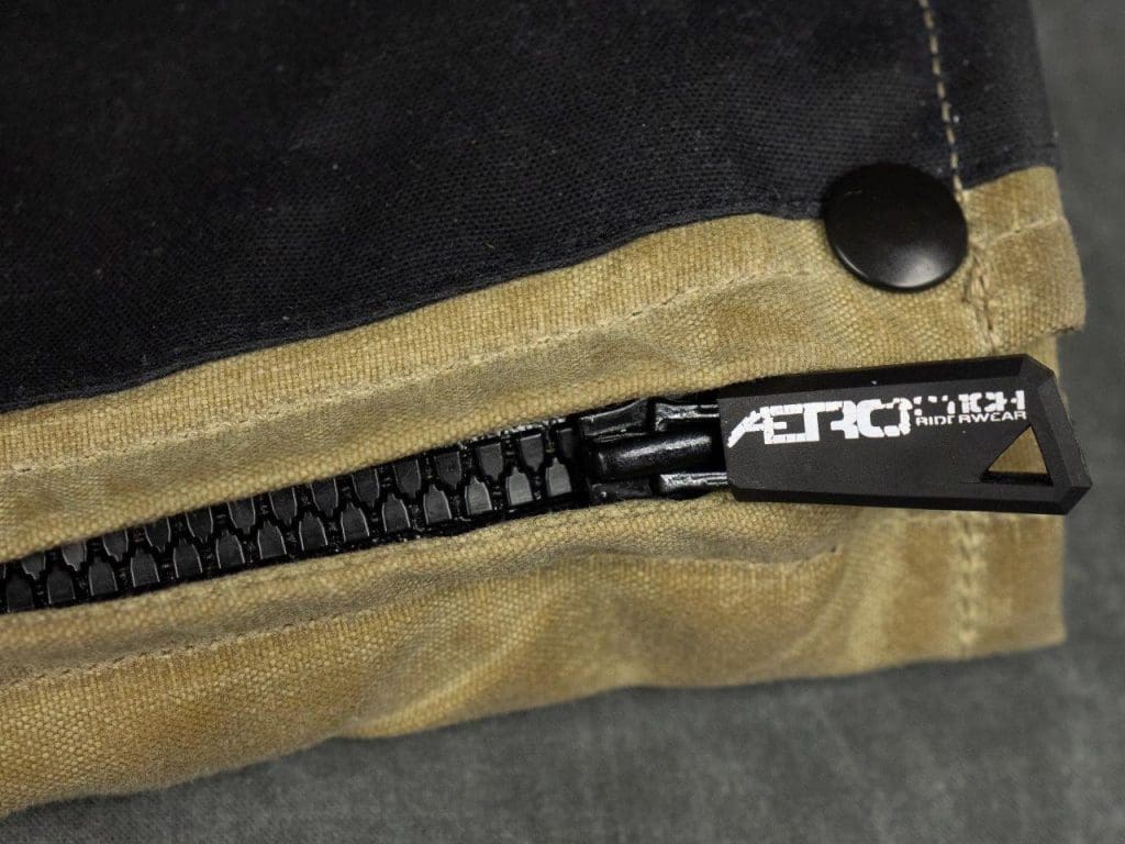 Aerostich Cousin Jeremy Suit Zipper Closeup