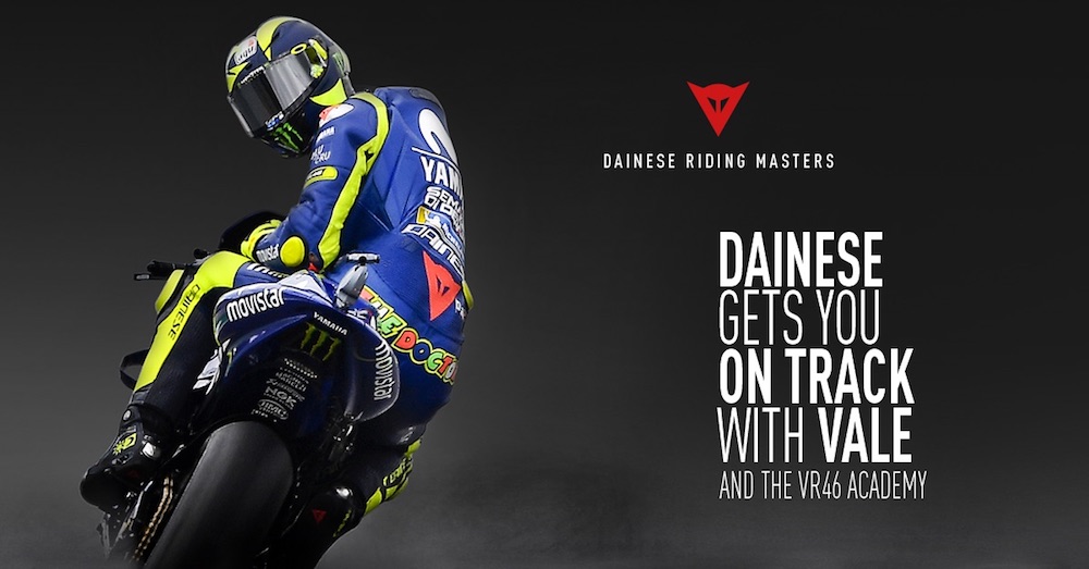 Dainese Launches Dainese Experience Training Program With Valentino Rossi - webBikeWorld