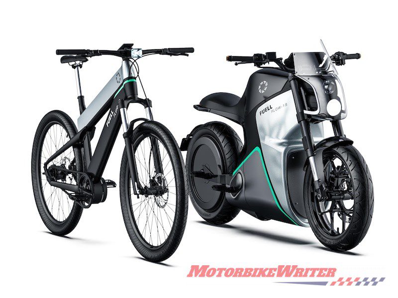 Fuell Flow and Fluid electric motorcycle