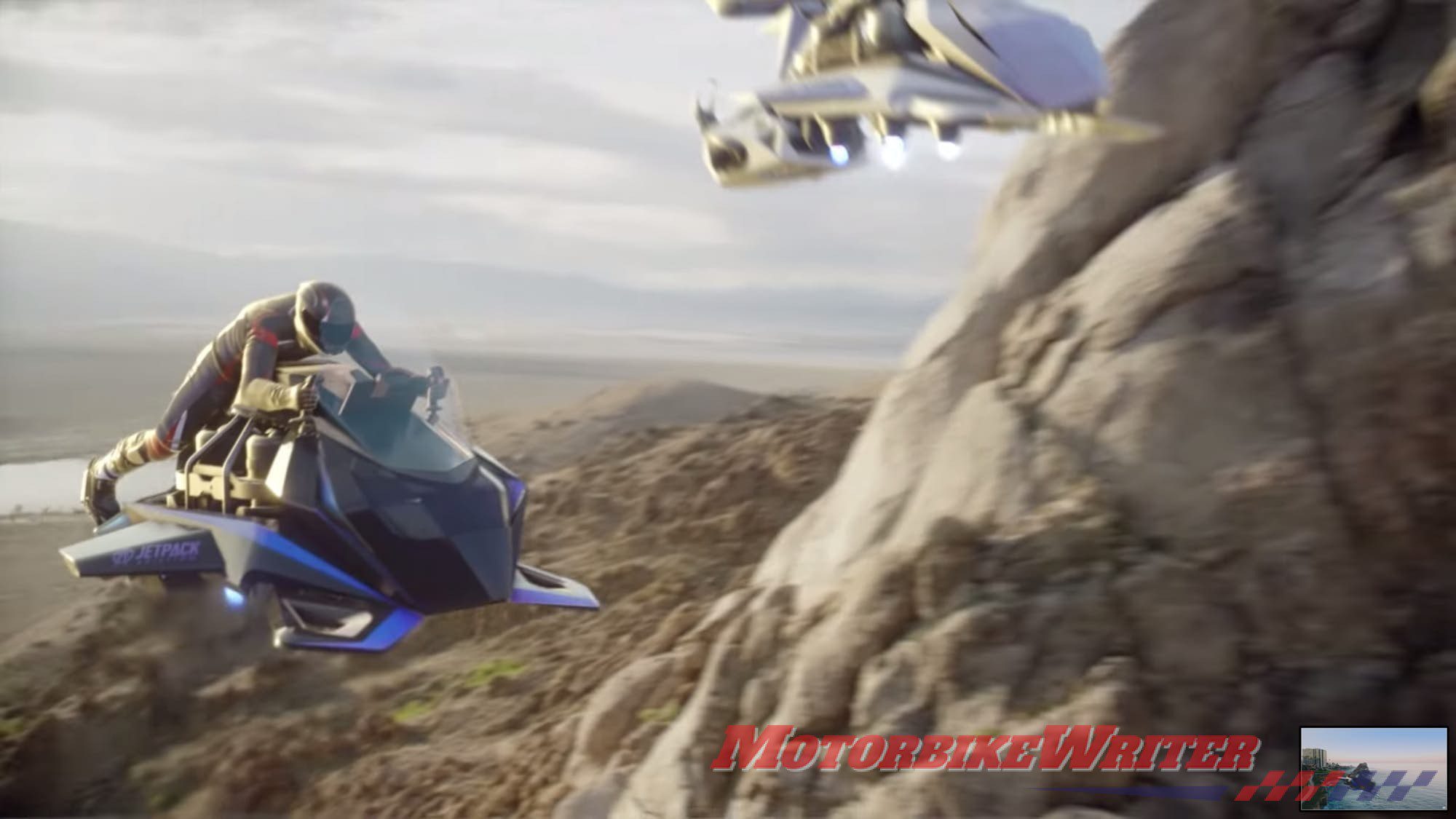 Jetpack Aviation Speeder flying motorcycles