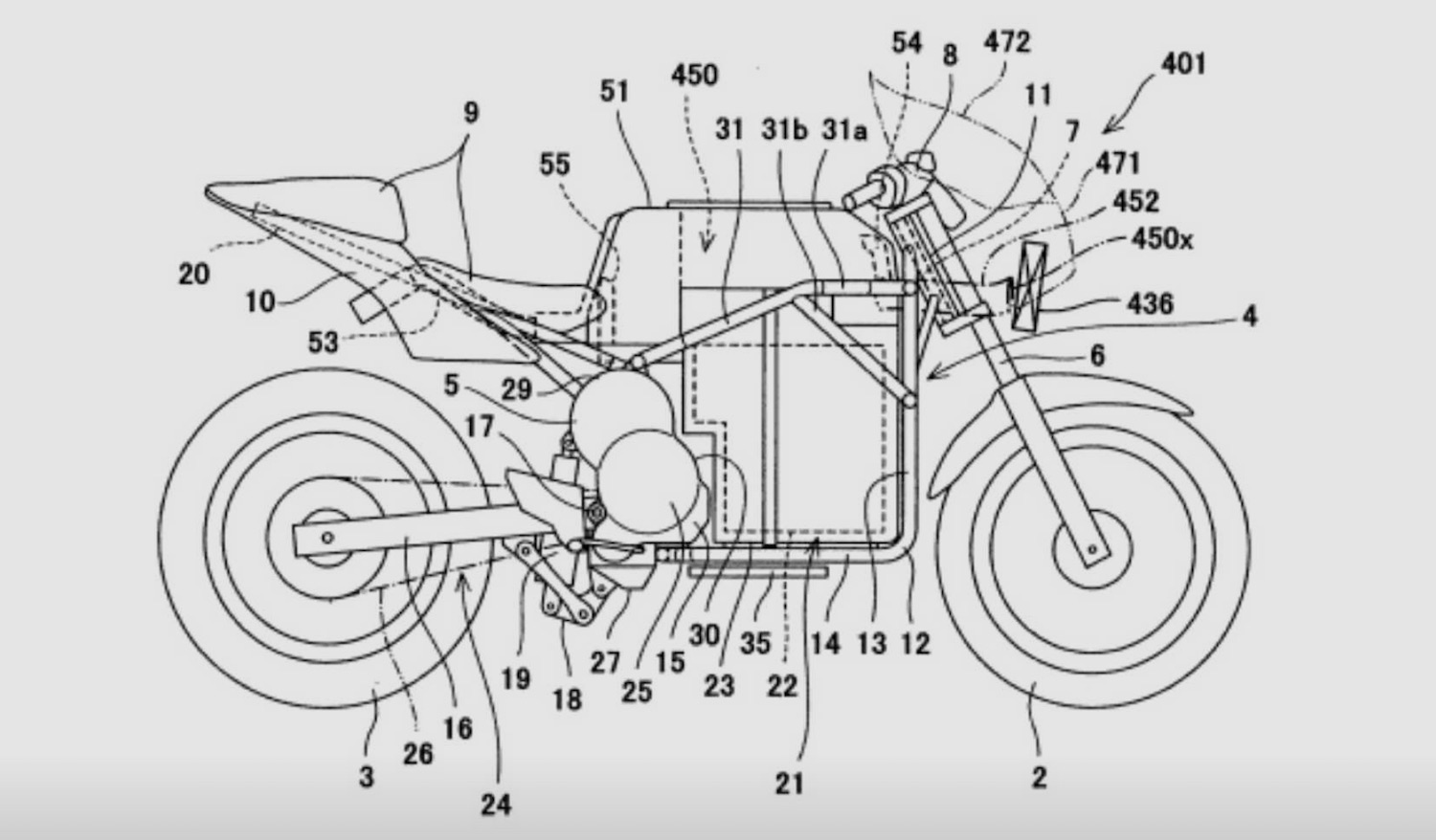 Patent Filings Show Interesting Kawasaki Electric Motorcycle Details Webbikeworld