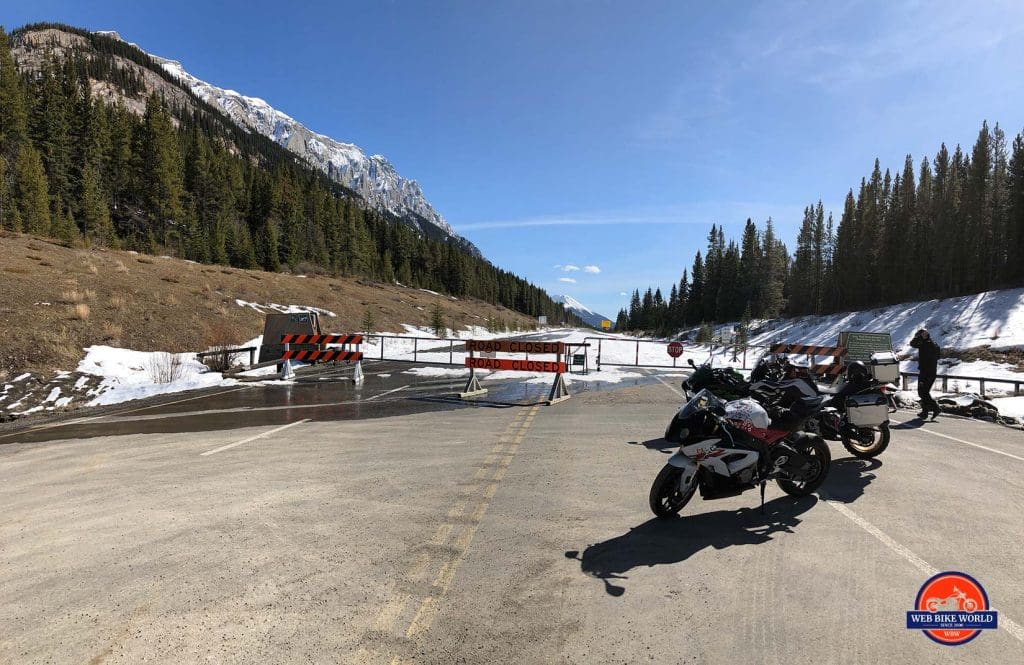 Springtime in the Canadian Rockies on Highway 40.