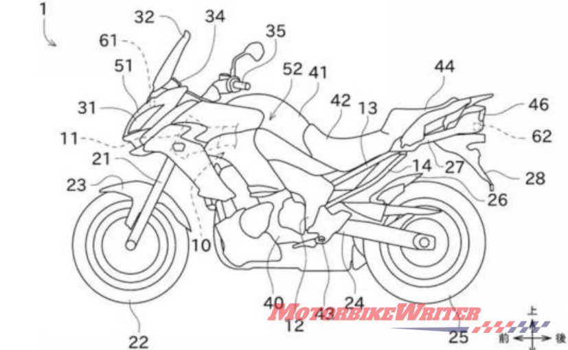 Kawasaki patents radar assisted safety system