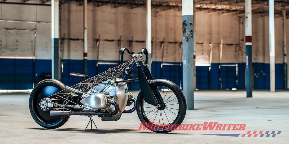 Revival Cycles Birdcage custom motorcycle big boxer