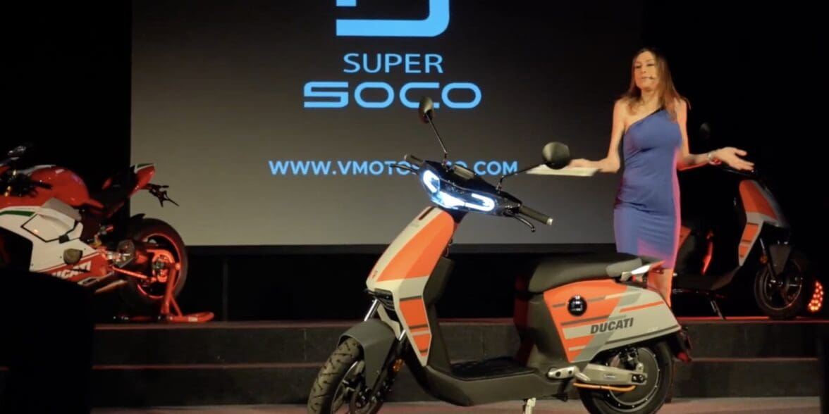 Ducati super soco CUx electric scooter