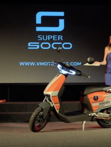 Ducati super soco CUx electric scooter