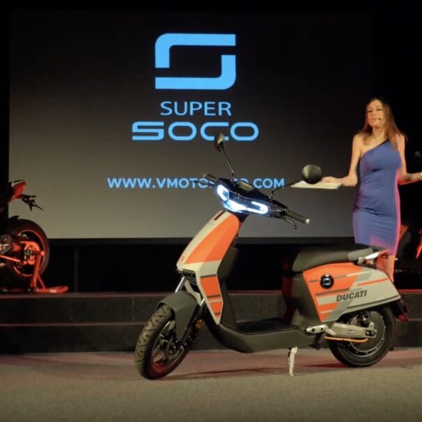 Ducati super soco CUx electric scooter