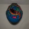 Icon Airflite Inky helmet top view of the intermediate oval shape