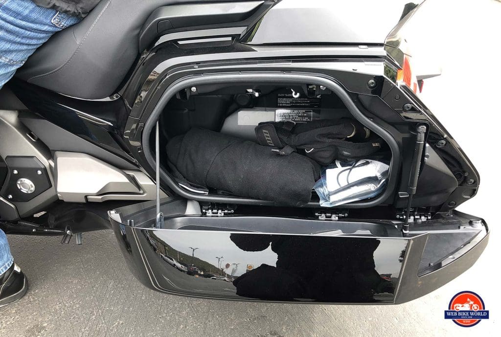 Honda Gold Wing DCT saddle bags.
