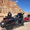 Honda Gold Wing DCT and Indian Chieftain ltd at Red Rock Canyon.