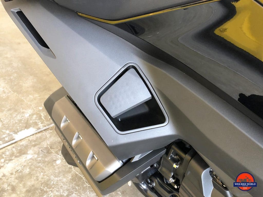 Honda Gold Wing DCT park brake.
