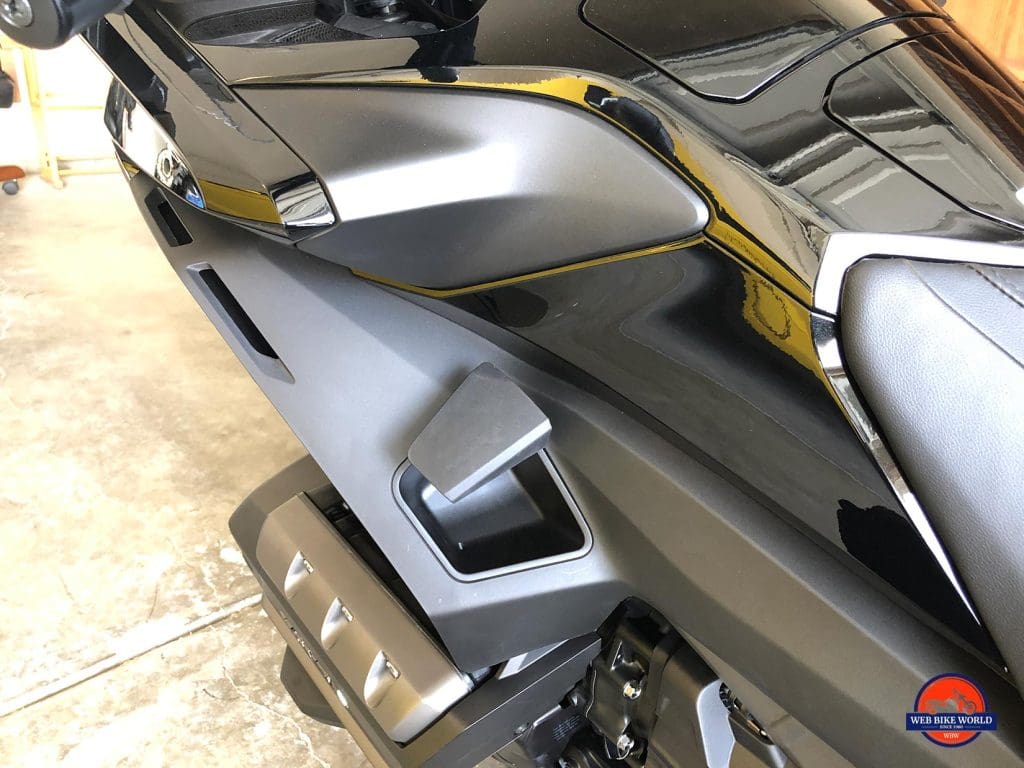 Honda Gold Wing DCT park brake.