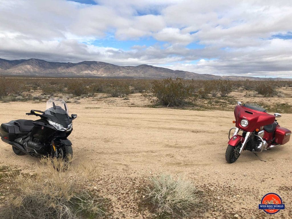 Honda Gold Wing DCT and Indian Chieftain Limited.