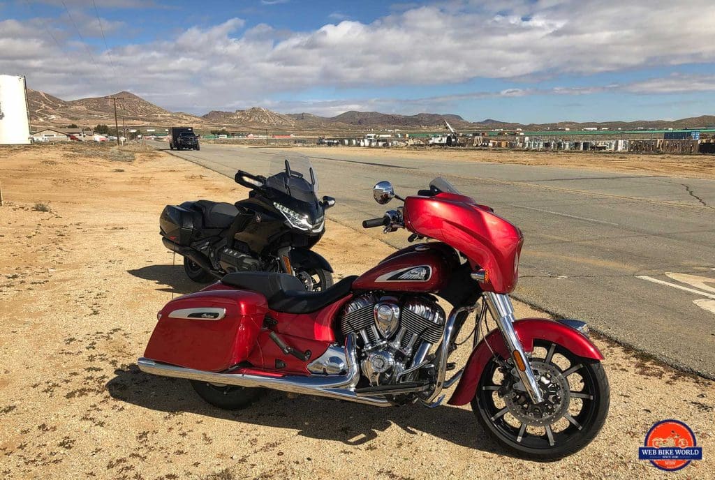 Honda Gold Wing DCT and Indian Chieftain Limited.