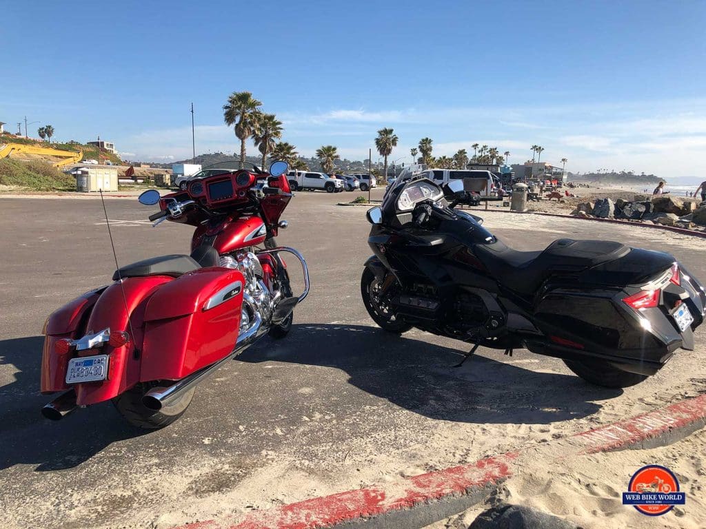 Honda Gold Wing DCT and Indian Chieftain ltd