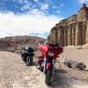 Red Rock Canyon and the Honda Gold Wing DCT and Indian Chieftain Limited.