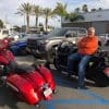 Greg with the Honda Gold Wing DCT and Indian Chieftain Limited.