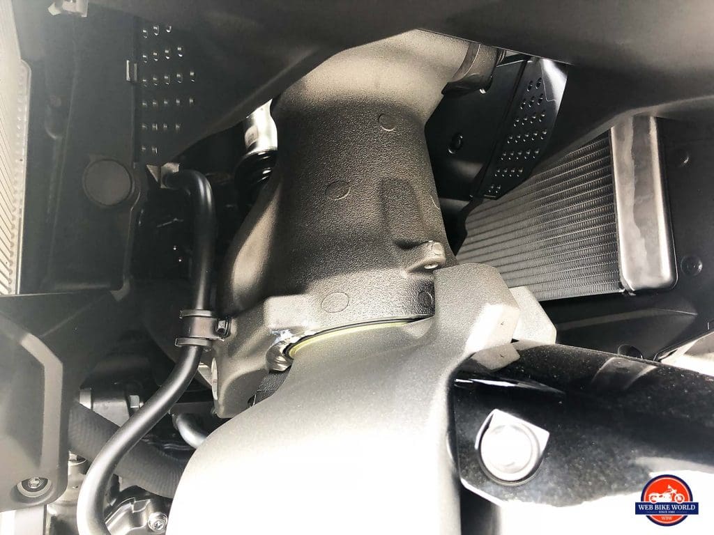 Honda Gold Wing front suspension.