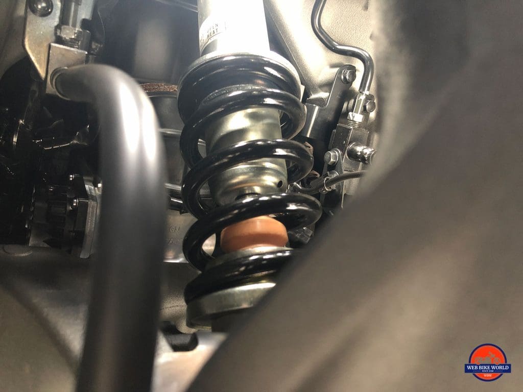 Honda Gold Wing front suspension.