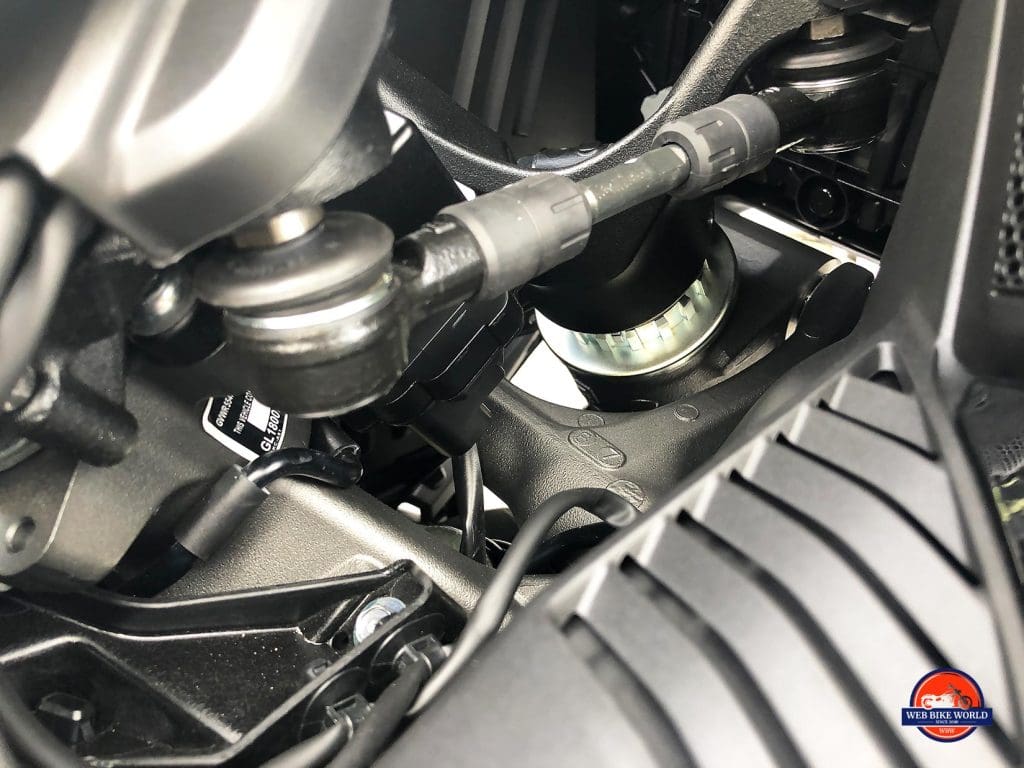 Honda Gold Wing front suspension.