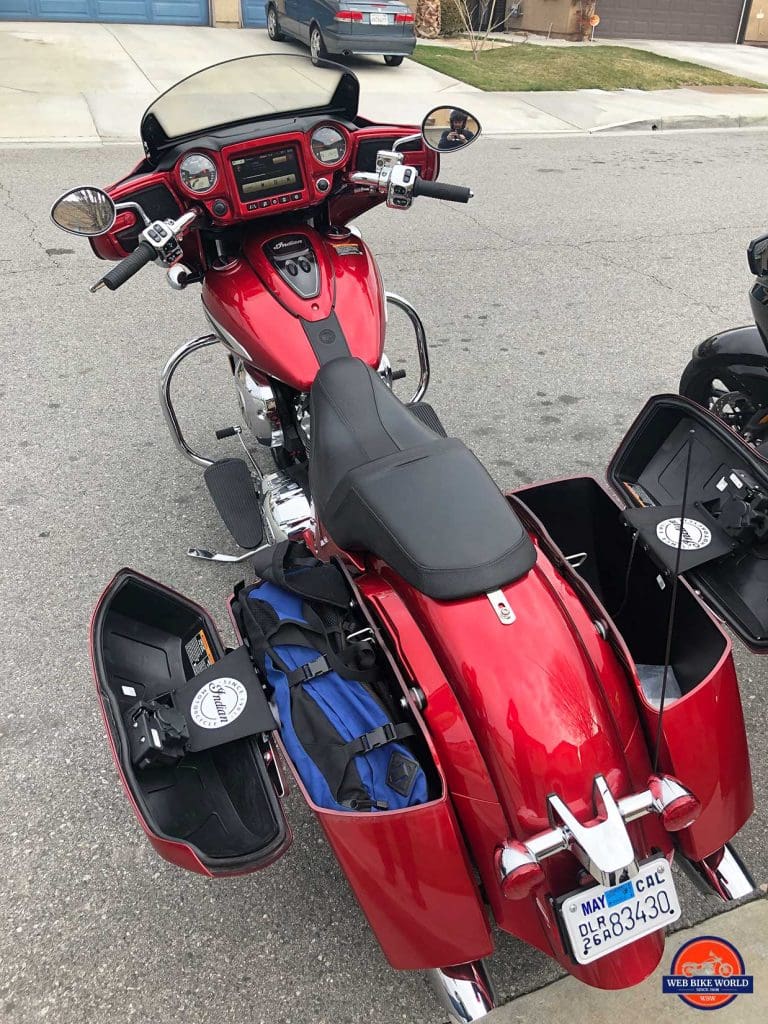 Indian Chieftain ltd saddlebags.