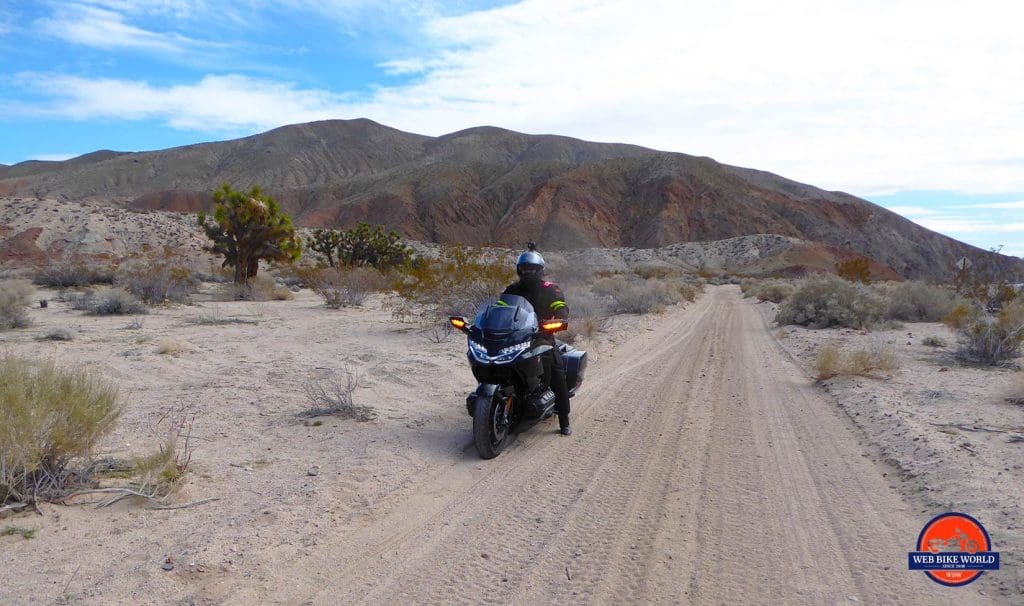 Honda Gold Wing DCT off road.