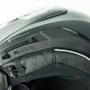 Sun visor controls on the Nolan N100-5 helmet with N-Com B901L installed.