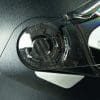 Visor pivot on the Nolan N100-5 helmet with N-Com B901L installed.