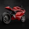 Ducati Electric Motorcycle Rendering