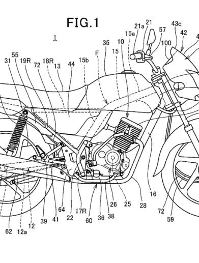 Honda patent for drum brake motorcycle