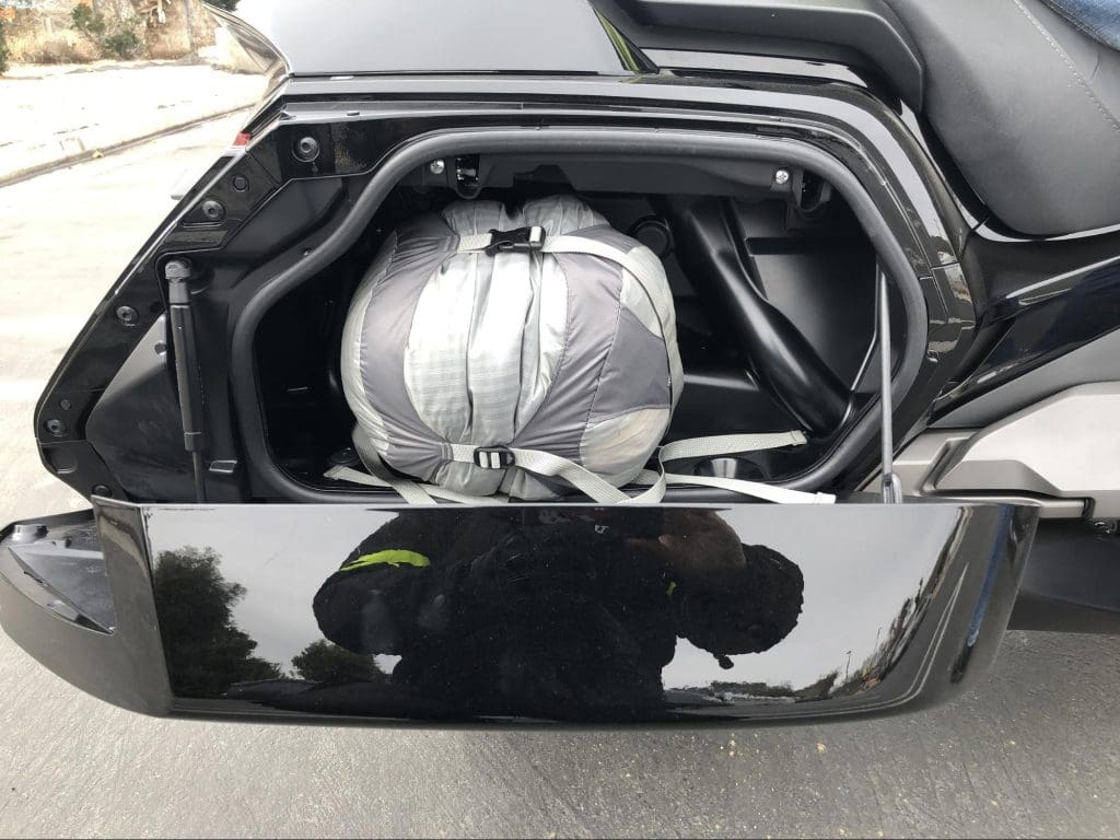 Honda Gold Wing DCT saddle bags.