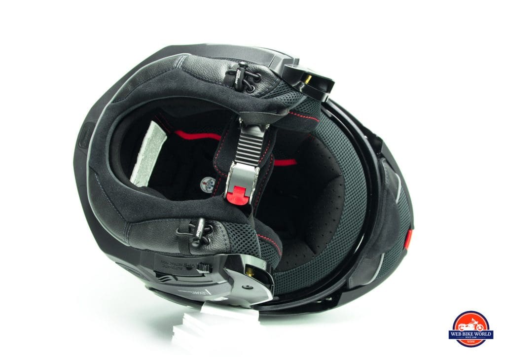Nolan N100-5 helmet with N-Com B901L installed.