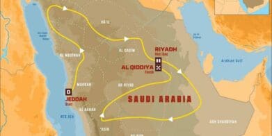 2019 Dakar Rally map