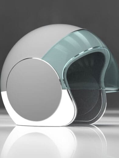 Jeo Doucet's Sotera motorcycle helmet
