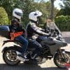2019 Ducati Multistrada 1260S with rider and passenger on board.