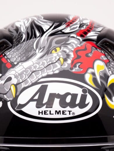 Arai Defiant-X Helmet with Dragon Graphics