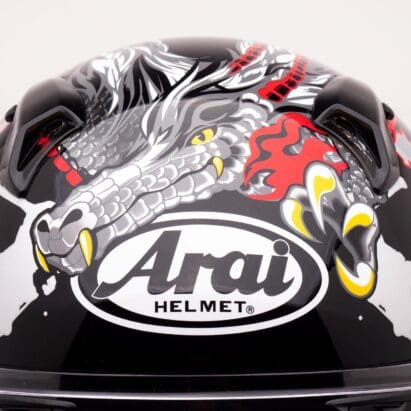 Arai Defiant-X Helmet with Dragon Graphics