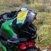 GMax MD01 helmet with chinbar raised.