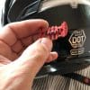 GMax MD01 helmet LED brake light connector from the kit.