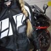 ICON Women’s Automag 2 Jacket closeup of a customized fit with tightened wind straps
