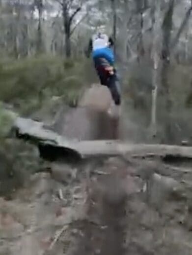 KTM enduro action