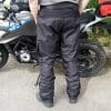 Phantom Textile Adventure Pants 3XL in black, rear view