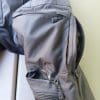 Phantom Textile Adventure Pants, front knee and rear-side vents closeup