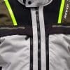 REV’IT! Offtrack Adventure Jacket mandarin-style collar with REV'IT! flexsnap mechanism