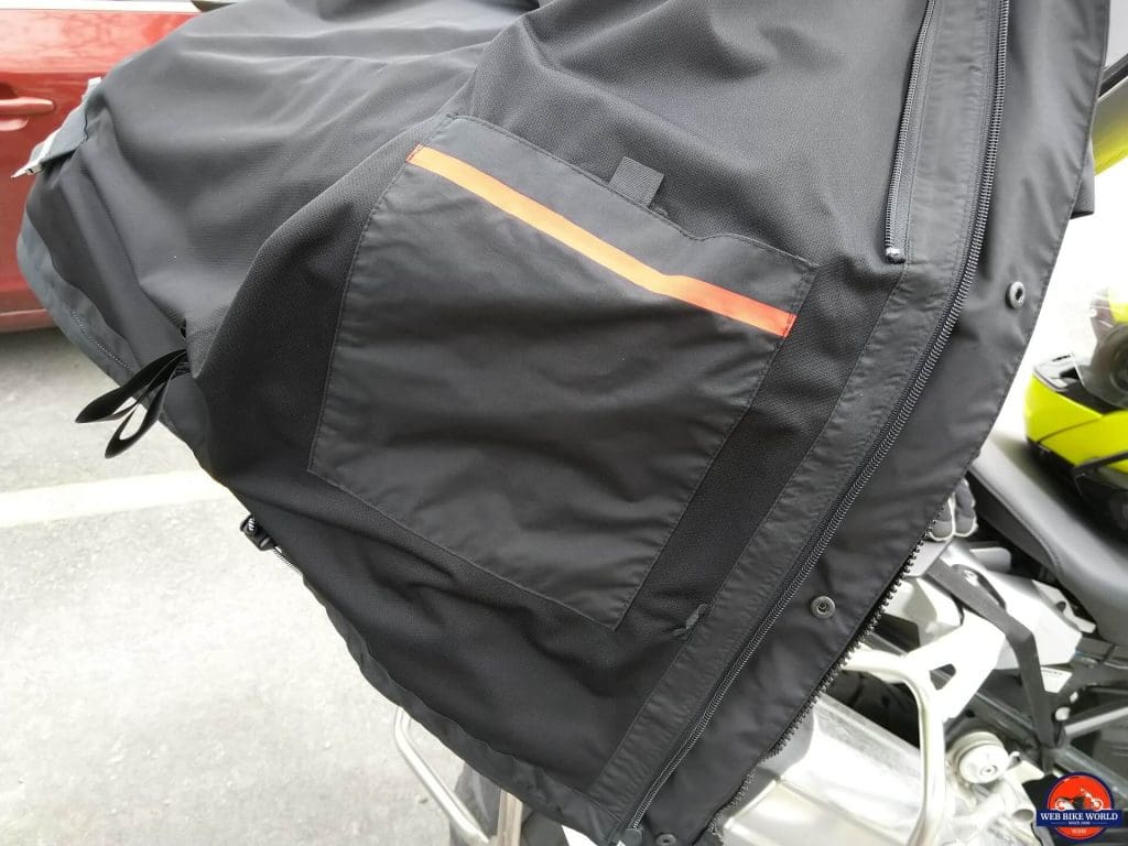 REV’IT! Offtrack Adventure Jacket stash pocket for waterproof liner