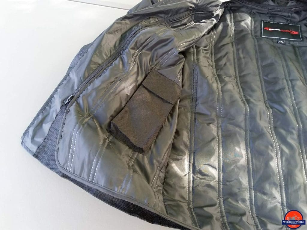 Motonation Pursang Textile Adventure Jacket thermal liner pocket for phone